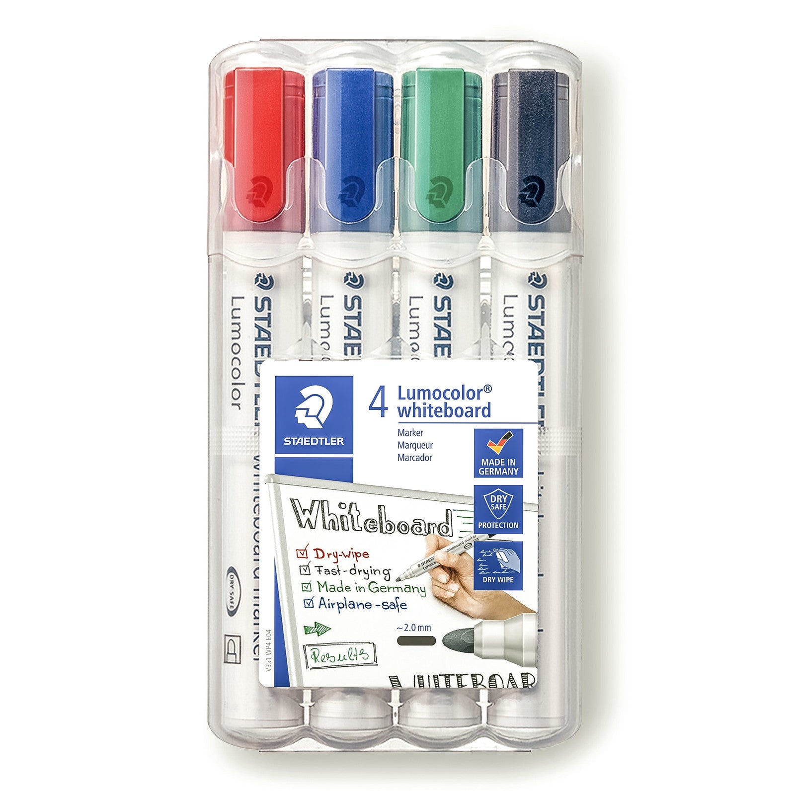 Staedtler Lumocolor 351 whiteboardmarker sampak